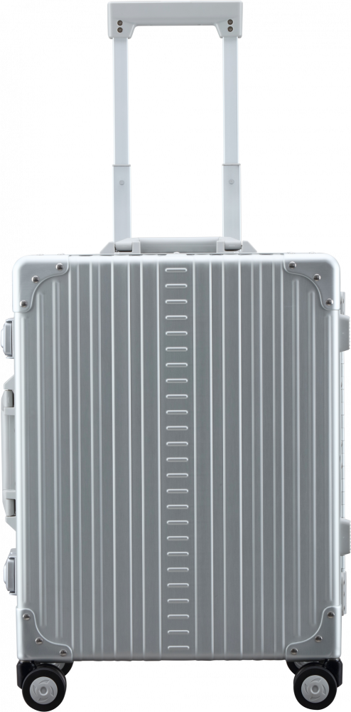 21" DOMESTIC CARRYON MIT SUITER - Platin - Reise mit Stil und Sicherheit in Premium-Qualität
